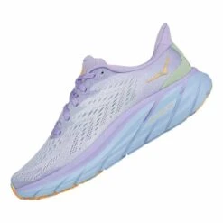 Chaussures HOKA Clifton 8 Lilas Gris Femme -Hoka Chaussures Boutique hk 0001119394 bls 004