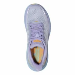 Chaussures HOKA Clifton 8 Lilas Gris Femme -Hoka Chaussures Boutique hk 0001119394 bls 005