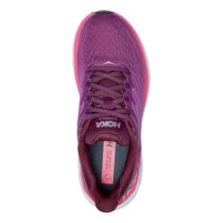 Chaussures HOKA Clifton 8 Lilas Blanc Rose Femme -Hoka Chaussures Boutique hk 0001119394 gwb 005