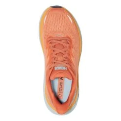Chaussures HOKA Clifton 8 Orange Blanc Femme -Hoka Chaussures Boutique hk 0001119394 sbs 004