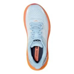 Chaussures HOKA Clifton 8 Blanc Gris Orange Femme -Hoka Chaussures Boutique hk 0001119394 ssi 005