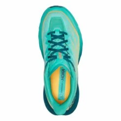 Chaussures HOKA Speedgoat 5 Bleu Clair Vert Femme -Hoka Chaussures Boutique hk 0001123158 dtw 005