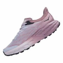 Chaussures Hoka Speedgoat 5 Rose Bleu Clair Femme -Hoka Chaussures Boutique hk 0001123158 elm 004