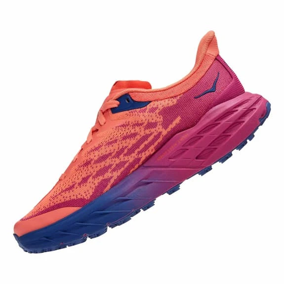 Chaussures Hoka Speedgoat 5 Rouge Bleu Femme 6 Chaussures Hoka Speedgoat 5 Rouge Bleu Femme – Image 4