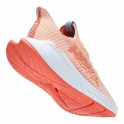 Chaussures HOKA Carbon X 3 Bleu Clair Rose Femme -Hoka Chaussures Boutique hk 0001123193 pps 003