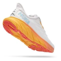 Chaussures HOKA Arahi 6 Blanc Bleu Clair Orange Femme -Hoka Chaussures Boutique hk 0001123195 ncb 003