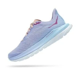 Chaussures HOKA Mach 5 Bleu Clair Lilas Femme -Hoka Chaussures Boutique hk 0001127894 bls 004