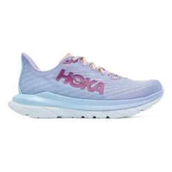Chaussures HOKA Mach 5 Bleu Clair Lilas Femme -Hoka Chaussures Boutique hk 0001127894 bls 005