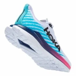 Chaussures HOKA Mach 5 Blanc Bleu Rouge Femme -Hoka Chaussures Boutique hk 0001127894 wsb 003