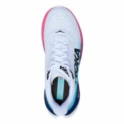Chaussures HOKA Mach 5 Blanc Bleu Rouge Femme -Hoka Chaussures Boutique hk 0001127894 wsb 005