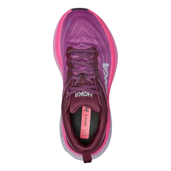 Chaussures HOKA Bondi 8 Rose Lilas Gris Femme 7 Chaussures HOKA Bondi 8 Rose Lilas Gris Femme – Image 5