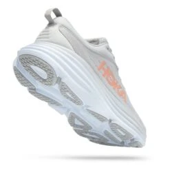 Chaussures HOKA Bondi 8 Gris Blanc Orange Femme 10 Chaussures HOKA Bondi 8 Gris Blanc Orange Femme -Hoka Chaussures Boutique hk 0001127952 hml 003
