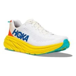 Chaussures HOKA Rincon 3 Blanc Jaune Bleu Foncé 11 Chaussures HOKA Rincon 3 Blanc Jaune Bleu Foncé -Hoka Chaussures Boutique hk 1119395 weg 004