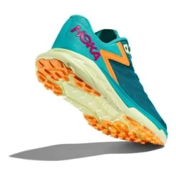Chaussures HOKA Zinal Vert Turquoise Orange Fuchsia -Hoka Chaussures Boutique hk 1119399 dlc 004