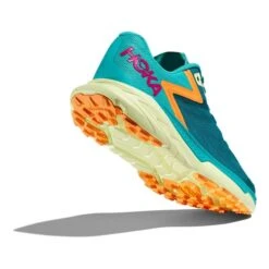 Chaussures HOKA Zinal Vert Turquoise Orange Fuchsia Femme -Hoka Chaussures Boutique hk 1119400 dlc 004
