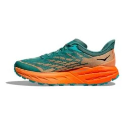 Chaussures HOKA Speedgoat 5 Vert Orange Fluo -Hoka Chaussures Boutique hk 1123157 tmo 002