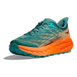Chaussures HOKA Speedgoat 5 Vert Orange Fluo -Hoka Chaussures Boutique hk 1123157 tmo 003