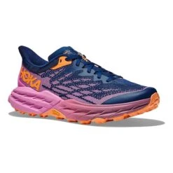 Chaussures HOKA Speedgoat 5 Lilas Rose Clair Orange Femme -Hoka Chaussures Boutique hk 1123158 bbc 005
