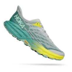 Chaussures HOKA Speedgoat 5 Vert Gris Jaune Femme