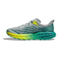 Chaussures HOKA Speedgoat 5 Vert Gris Jaune Femme -Hoka Chaussures Boutique hk 1123158 mtl 002 1