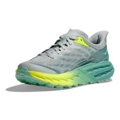 Chaussures HOKA Speedgoat 5 Vert Gris Jaune Femme -Hoka Chaussures Boutique hk 1123158 mtl 003 1