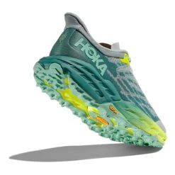 Chaussures HOKA Speedgoat 5 Vert Gris Jaune Femme -Hoka Chaussures Boutique hk 1123158 mtl 004