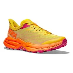 Chaussures HOKA Speedgoat 5 Jaune Orange Femme -Hoka Chaussures Boutique hk 1123158 pfm 005