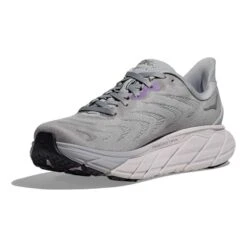 Chaussures HOKA Arahi 6 Gris Blanc Lilas Femme -Hoka Chaussures Boutique hk 1123195 hms 003