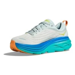 Chaussures HOKA Bondi 8 Blanc Bleu Vert Turquoise -Hoka Chaussures Boutique hk 1123202 ifb 003