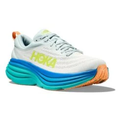 Chaussures HOKA Bondi 8 Blanc Bleu Vert Turquoise -Hoka Chaussures Boutique hk 1123202 ifb 006