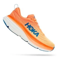 Chaussures HOKA Bondi 8 Orange Bleu Marine Jaune