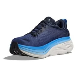 Chaussures HOKA Bondi 8 Bleu Foncé Bleu Clair Blanc -Hoka Chaussures Boutique hk 1123202 osa 003