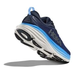 Chaussures HOKA Bondi 8 Bleu Foncé Bleu Clair Blanc -Hoka Chaussures Boutique hk 1123202 osa 004