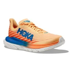 Chaussures HOKA Mach 5 Crème Orange Bleu Marine -Hoka Chaussures Boutique hk 1127893 ivo 004