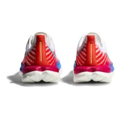 Chaussures HOKA Mach 5 Blanc Pur Rouge Bleu -Hoka Chaussures Boutique hk 1127893 wfm 005