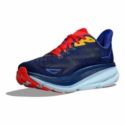 Chaussures HOKA Clifton 9 Bleu Foncé Rouge Brillant Jaune 10 Chaussures HOKA Clifton 9 Bleu Foncé Rouge Brillant Jaune -Hoka Chaussures Boutique hk 1127895 bbd 003