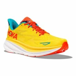 Chaussures HOKA Clifton 9 Jaune Orange Bleu -Hoka Chaussures Boutique hk 1127895 pfm 003