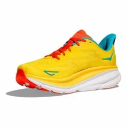 Chaussures HOKA Clifton 9 Jaune Orange Bleu -Hoka Chaussures Boutique hk 1127895 pfm 004