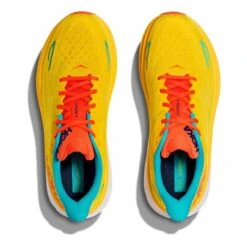 Chaussures HOKA Clifton 9 Jaune Orange Bleu -Hoka Chaussures Boutique hk 1127895 pfm 006