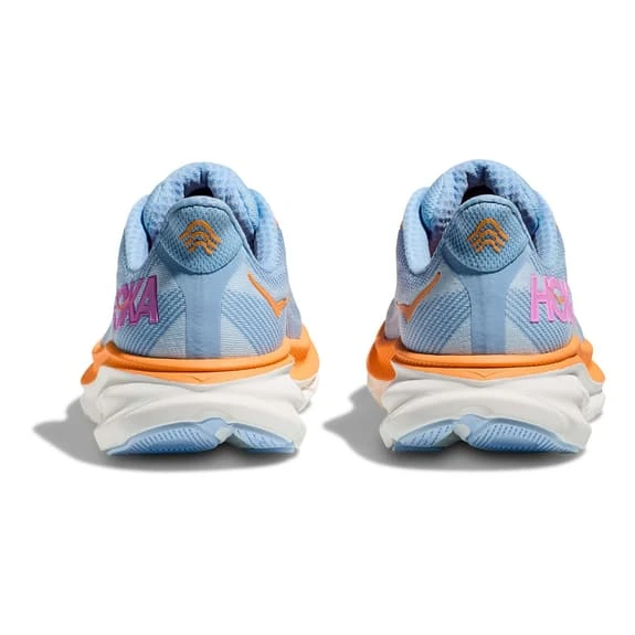Chaussures HOKA Clifton 9 Bleu Clair Orange Rose Femme 7 Chaussures HOKA Clifton 9 Bleu Clair Orange Rose Femme – Image 5