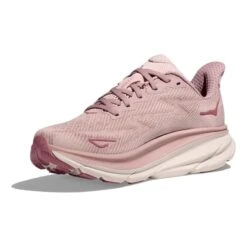Chaussures HOKA Clifton 9 Rose Clair Blanc Femme -Hoka Chaussures Boutique hk 1127896 pmp 003