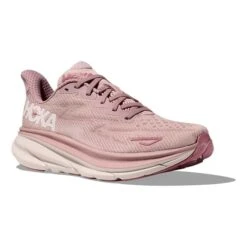 Chaussures HOKA Clifton 9 Rose Clair Blanc Femme -Hoka Chaussures Boutique hk 1127896 pmp 006
