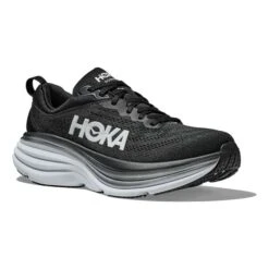 Chaussures HOKA Bondi 8 Noir Blanc Femme -Hoka Chaussures Boutique hk 1127952 bwh 006