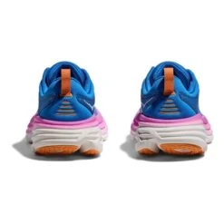 Chaussures HOKA Bondi 8 Bleu Marine Rose Clair Blanc Femme -Hoka Chaussures Boutique hk 1127952 csa 005