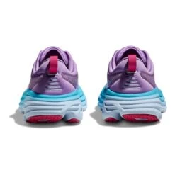 Chaussures HOKA Bondi 8 Violet Bleu Clair Blanc Femme -Hoka Chaussures Boutique hk 1127952 cvp 005