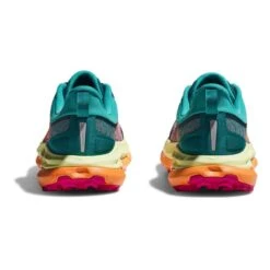 Chaussures HOKA Mafate Speed 4 Vert Turquoise Orange Jaune Femme -Hoka Chaussures Boutique hk 1131056 dlc 005