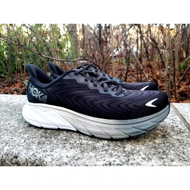 HOKA Arahi 6 Homme Black / White 3 HOKA Arahi 6 Homme Black / White