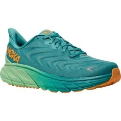 Hoka Chaussures Running - Arahi 6 - Ocean Mist / Lime Glow
