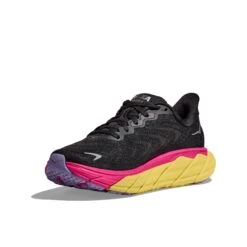 Hoka Chaussures Running Femme - Arahi 6 - Noir / Pink Yarrow -Hoka Chaussures Boutique hoka arahi 6 women s running shoes black pink yarrow 4 1428164