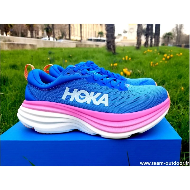 HOKA Bondi 8 Femme Coastal Sky / All Aboard 5 HOKA Bondi 8 Femme Coastal Sky / All Aboard – Image 3
